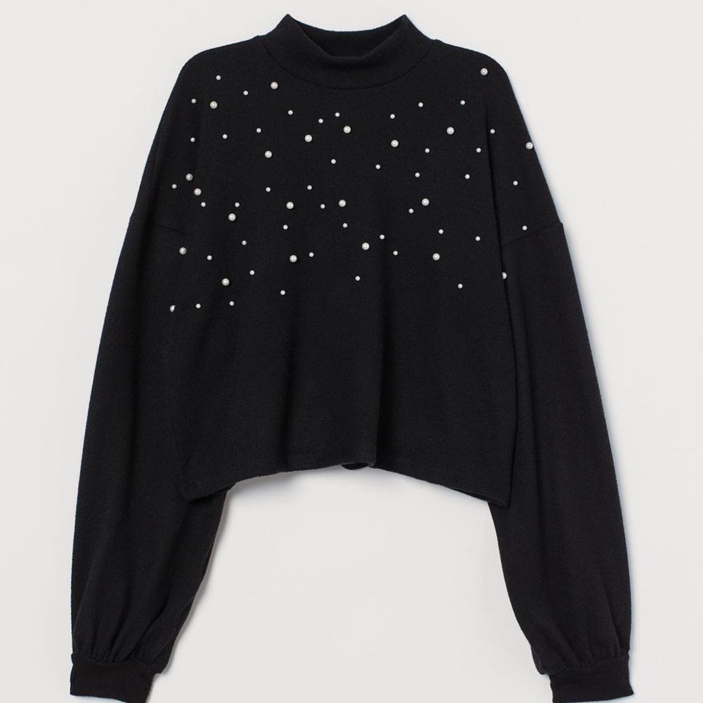H&M Beaded Sweater